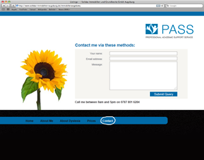 Pass website example
